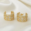 Vintage Floral Filigree Statement Wide Hoops | Ornate