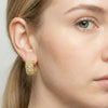 Vintage Floral Filigree Statement Wide Hoops | Ornate