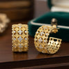 Vintage Floral Filigree Statement Wide Hoops | Ornate