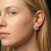 4CT Moissanite 2-in-1 Studs & Ear Jackets | Aria