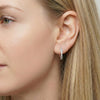 Moissanite Full Pavé Twisted Hoops | Aria