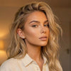 Moissanite Bezel Bubble Climber Earrings | Aria