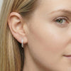 Moissanite Full Pavé Twisted Hoops | Aria