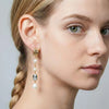 Blue Spinel & Natural Freshwater Pearl Long Drops | Pastel
